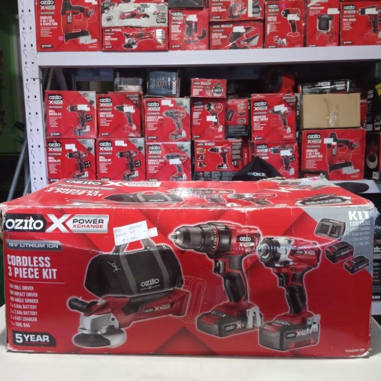 OZITO CORDLESS 3 PIECE KIT Commercial Industrial Construction