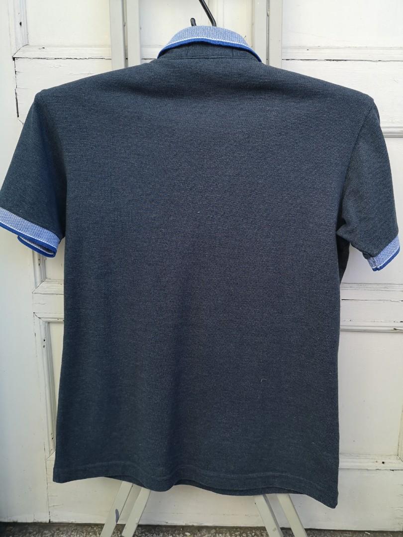 Penguin poloshirt (Category: Tshirts & Polo Shirts ) located in Mandaluyong City. Submitted by japs2 (Listing ID 1141665743, Image 3). Description: Penguin Gray/bluish Tag size:smal W 19 inches L 25 inches Mandaluyong area.