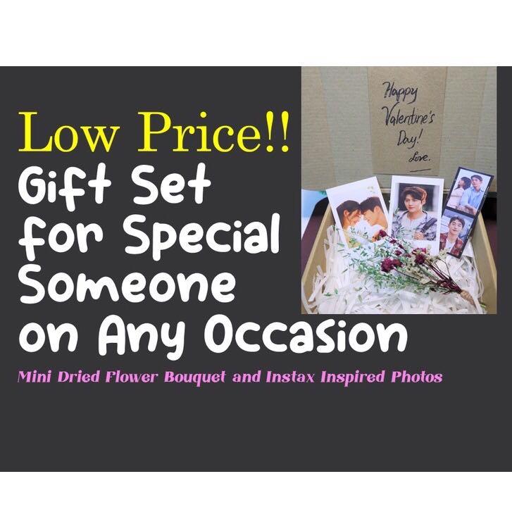 Personalized Gift Set for Any Occasion (Category: Gift Baskets & Hampers) located in Quezon City. Submitted by ychelon (Listing ID 1141554847, Image 1). Description: Customized Gift Set for Any Occasion for your Loved Ones (Low Price!) Sa mababang halaga, may complete gift ka na para sa iyong mga mahal sa buhay! Para sa mga nakaLDR, eto ang swak na swak sa budget nyo! Let's put a smile to someone you love and make them feel remembered on special 