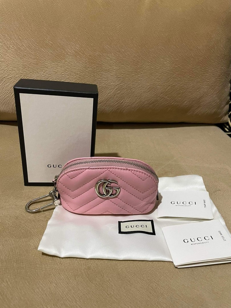 gucci pink coin purse