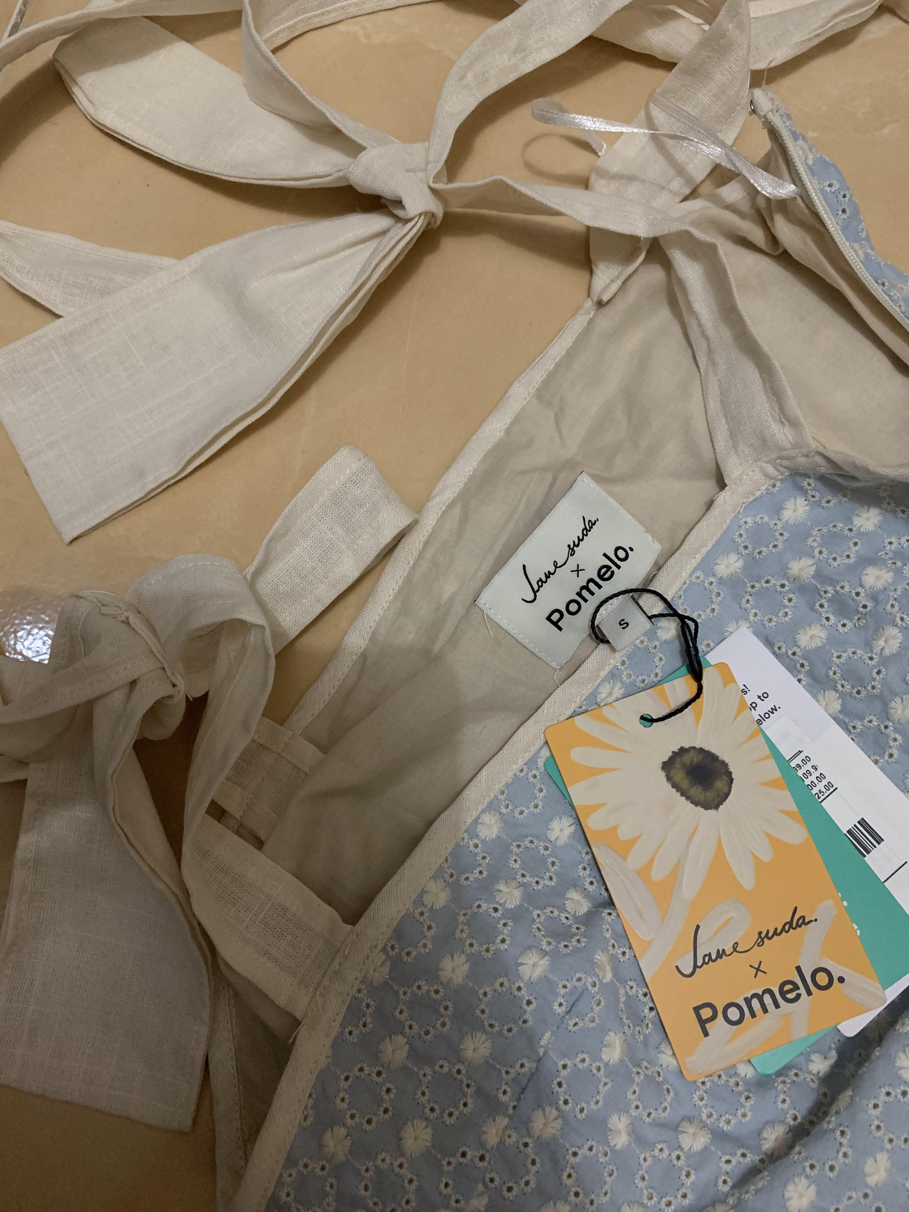 POMELO Janesuda x Pomelo Sustainable Tiered Midi Dress Multi Color