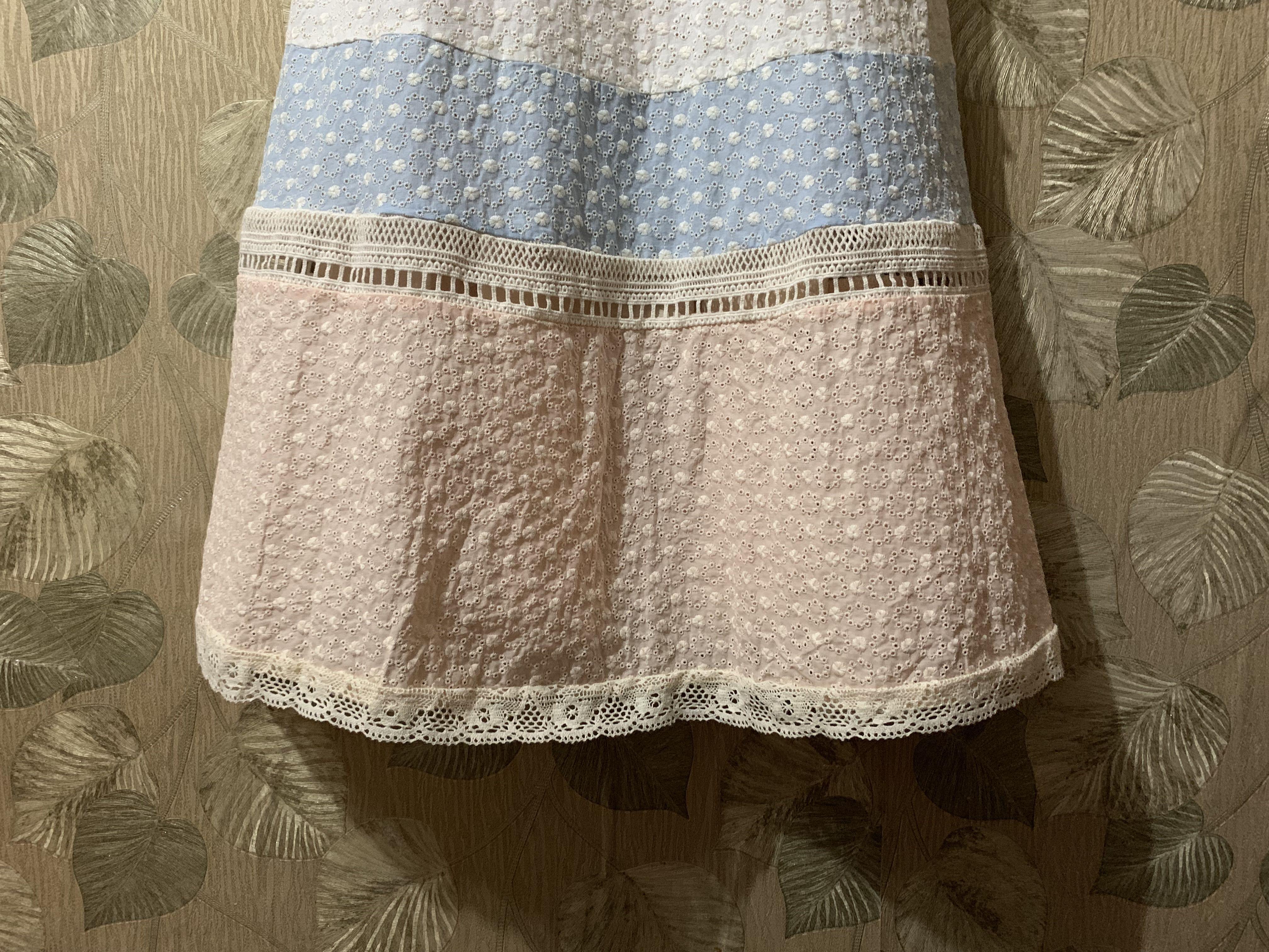 POMELO Janesuda x Pomelo Sustainable Tiered Midi Dress Multi Color