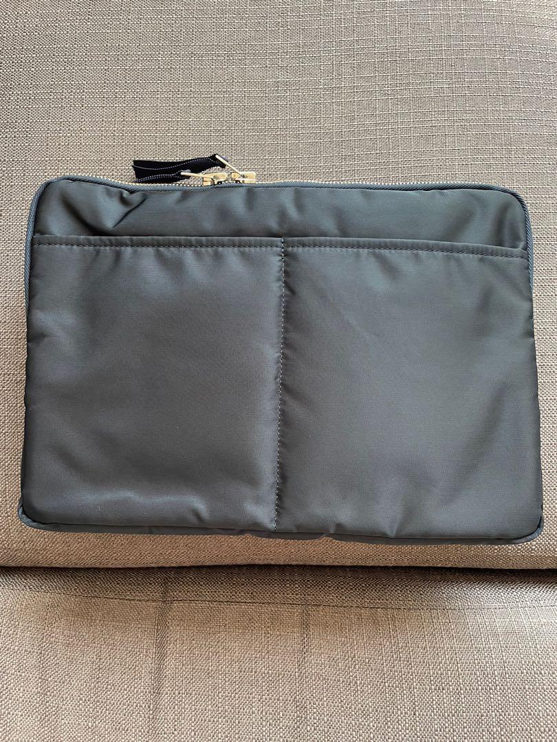 PORTER x sacai Laptop Pouch Navy Blue, Men's Fashion, Bags, Belt bags,  Clutches and Pouches on Carousell