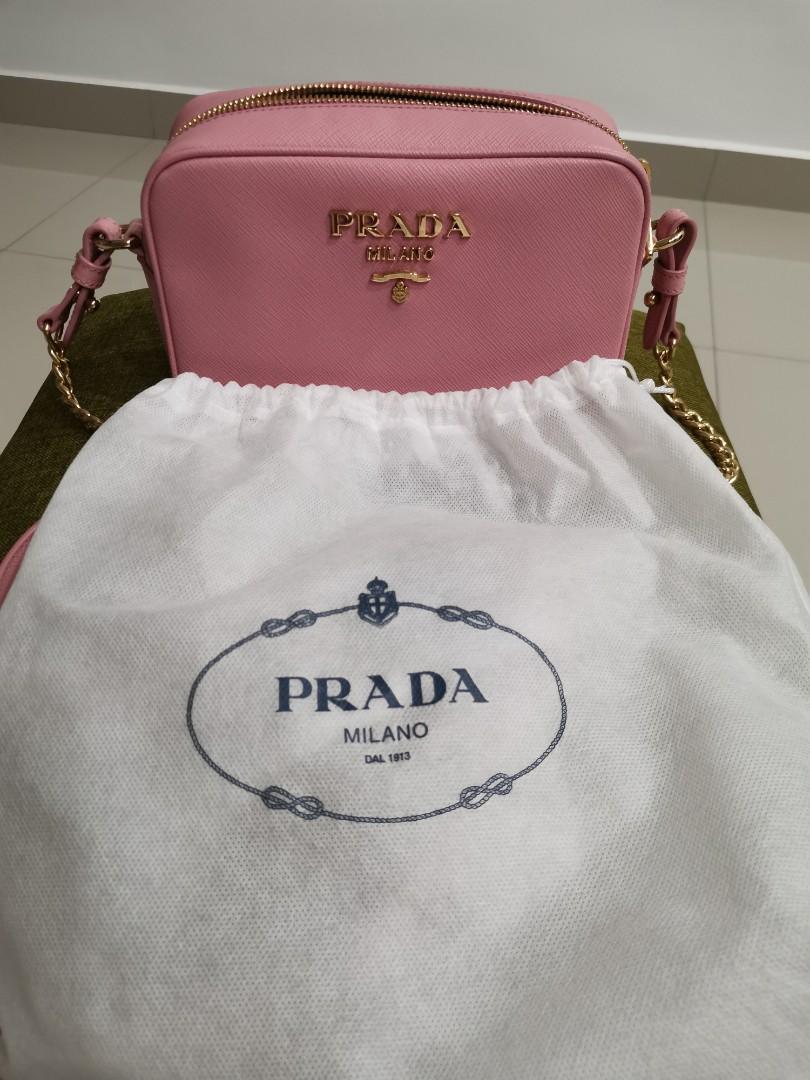 Prada sling bag pink sale
