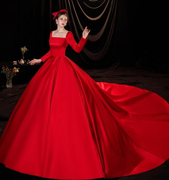 Red long new arrivals evening gown