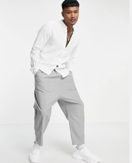pull and bear linen shirt