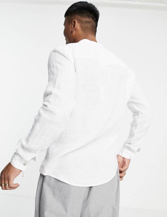 pull and bear linen shirt