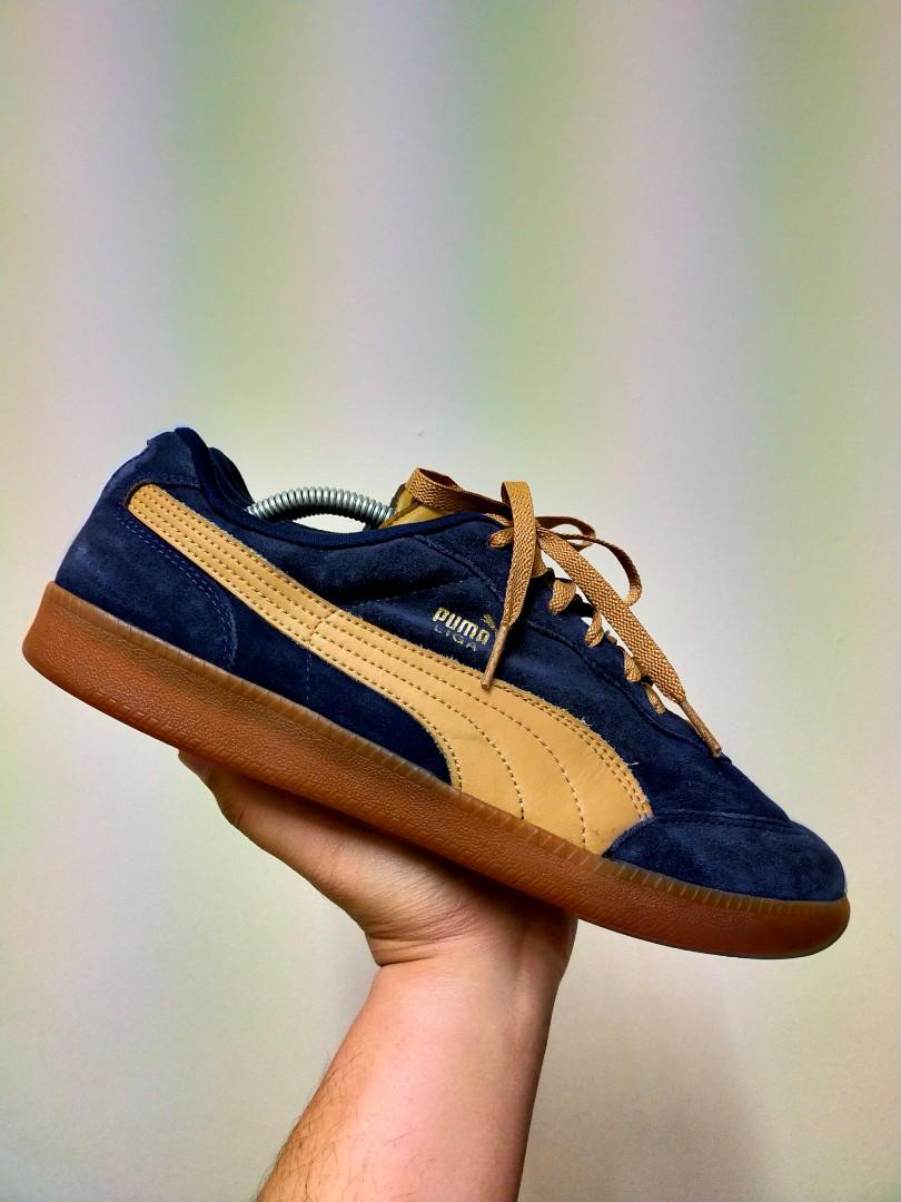 Puma liga suede blau deals