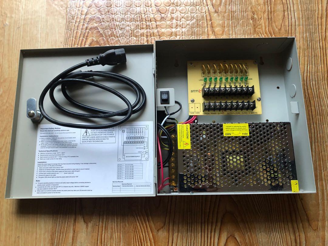 Qube 9ch 15A cctv centralize power supply (Category: Security Systems & CCTV Cameras) located in Antipolo. Submitted by eppcom (Listing ID 1141690818, Image 1). Description: As is , not tested!.