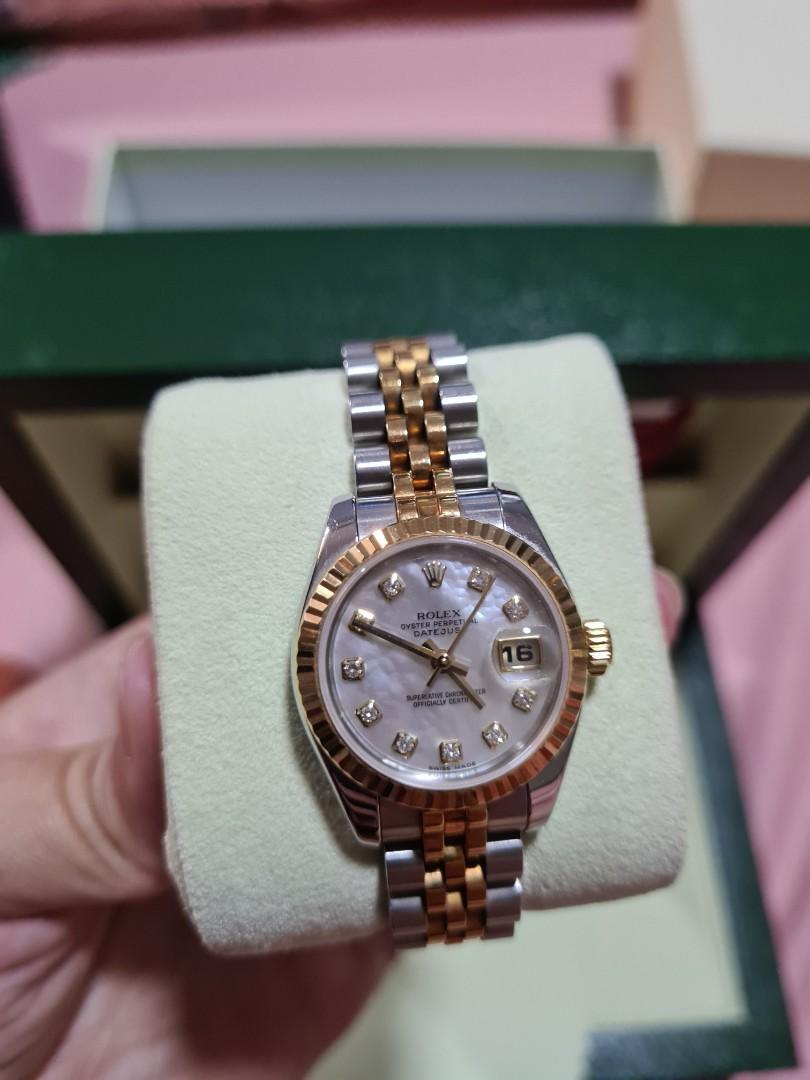Rolex Lady Datejust Mother of Pearl 26mm 179173 Luxury