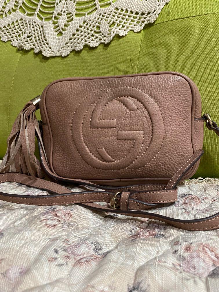 Rose Beige Gucci Soho Disco Luxury Bags Wallets on Carousell