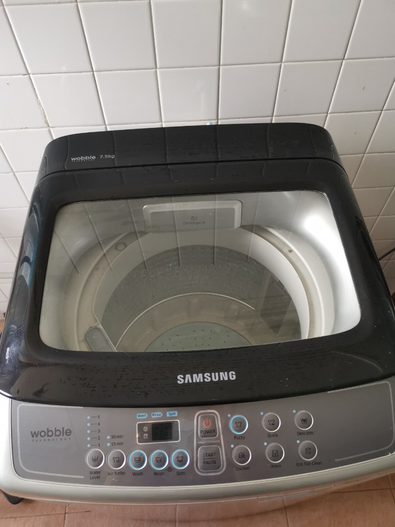Samsung 7.5kg wobble washing machine, TV & Home Appliances, Washing