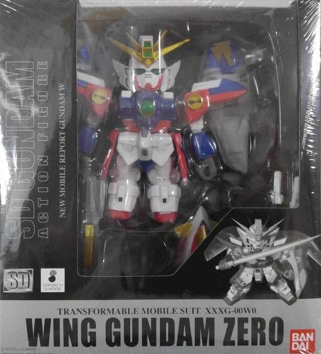 SD Gundam Action Figure Wing Gundam, 興趣及遊戲, 玩具 & 遊戲類 Carousell