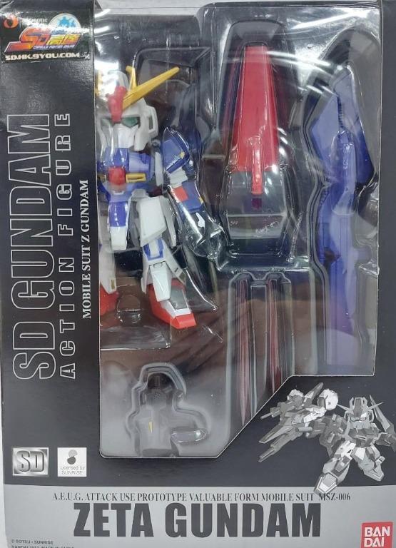 SD Gundam Action Figure Z Gundam, 興趣及遊戲, 玩具 & 遊戲類 Carousell