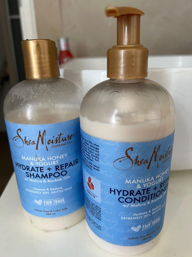 Shea Moisture Manuka Honey & Yogurt Shampoo and Conditioner ...