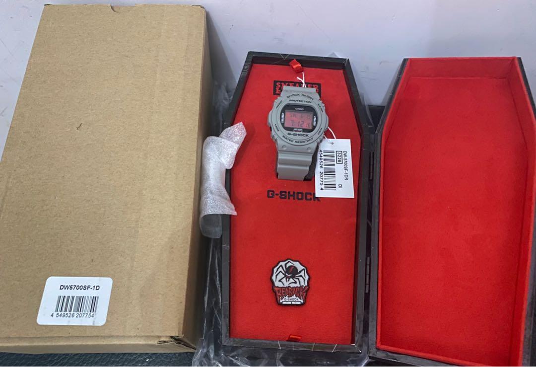 Sneaker Freaker x STANCE x Casio G SHOCK dw 5700sf DW5700SF Redback limited edition 5700 Halloween Carousell