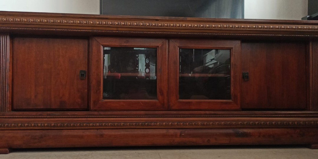 Solid wood TV console, Furniture & Home Living, Furniture, TV Consoles