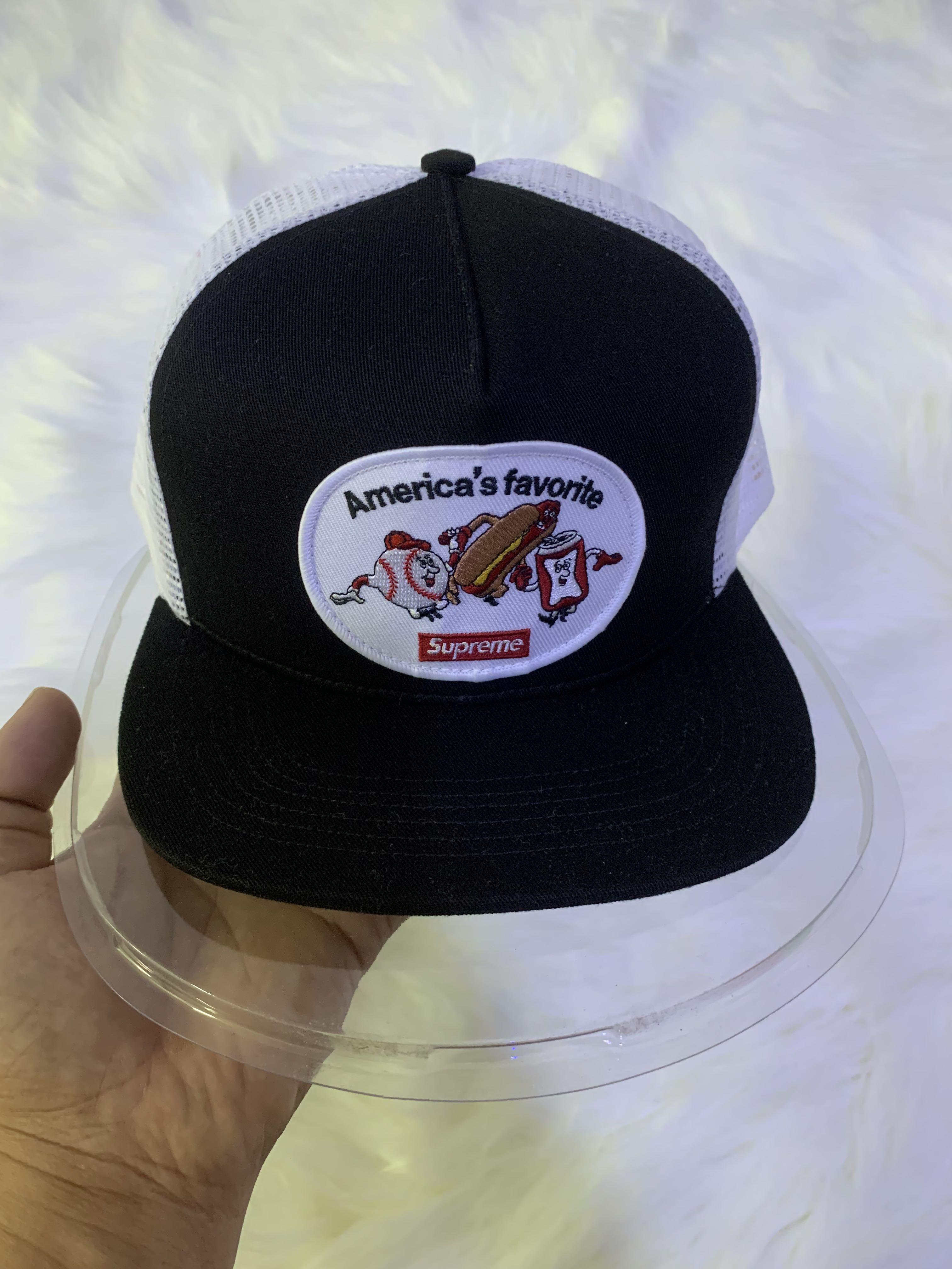 supreme america's favorite メッシュキャップ　ブラック America's Favorite Mesh Back 5-Panel | Supreme 21ss