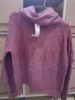 Sweater rajut Turtle neck