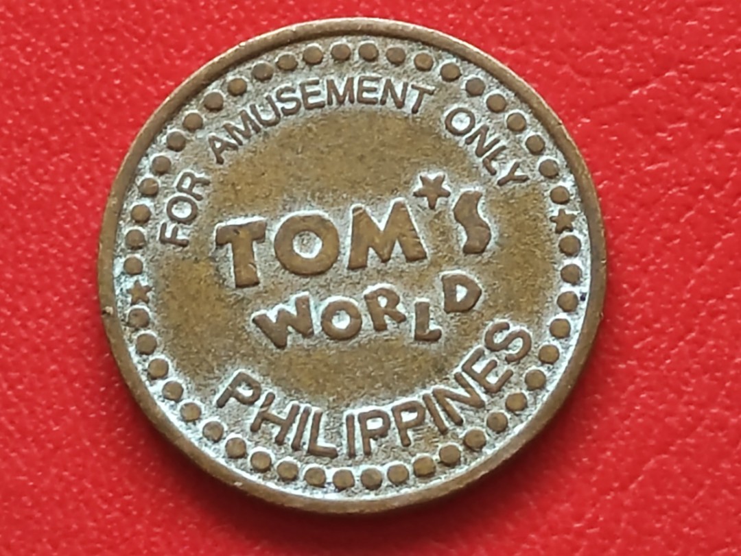 Tom's World Philippines Token, Hobbies & Toys, Memorabilia & Collectibles, Currency on Carousell