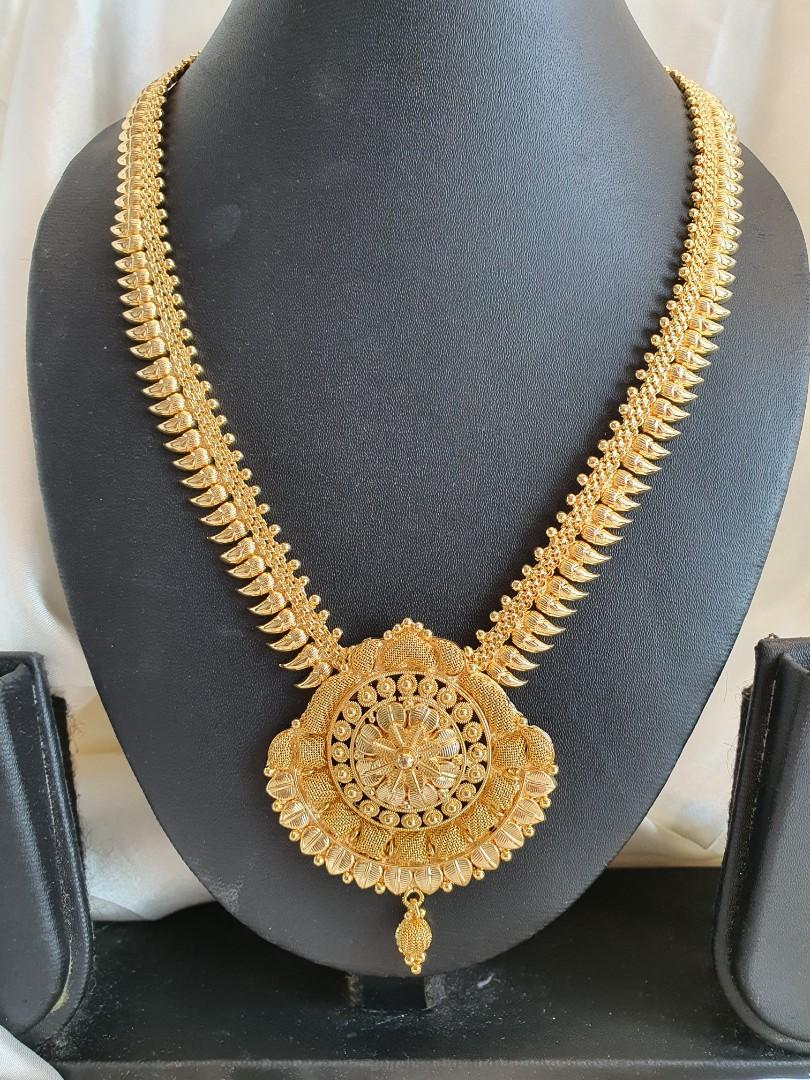 Pure gold long chain hotsell designs