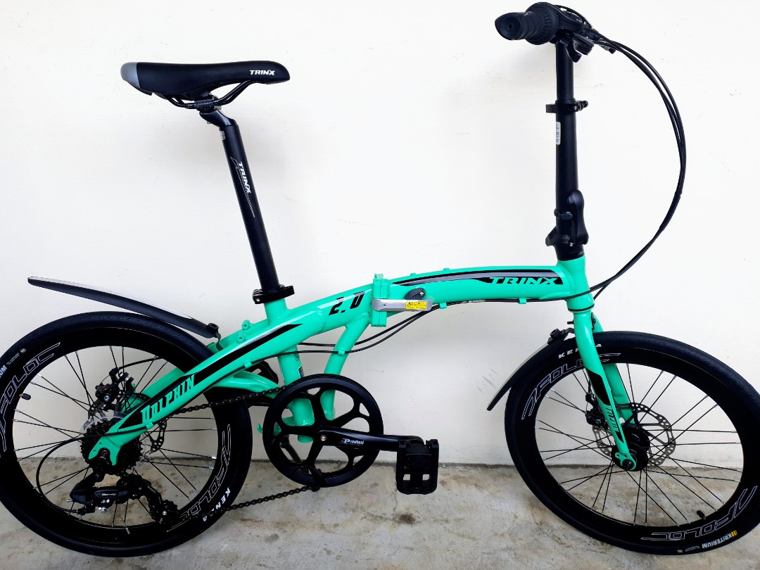 [Used Twice] Trinx Dolphin 2.0 Foldie Bike/Bicycle, Sports Equipment ...