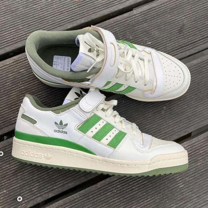UK8 Adidas Forum 84 Low Crew Green, Men's Fashion, Footwear, Sneakers on  Carousell
