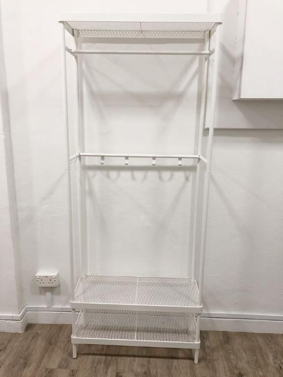 Used Ikea Clothing Rack Mackapar, Furniture & Home Living, Furniture ...