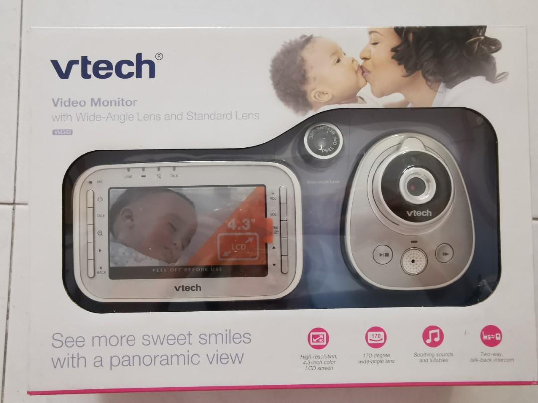 VTech VM342 Video Baby Monitor with 170Degree WideAngle Lens for