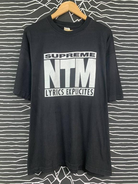 Vtg Supreme NTM Lyrics Explicits French OG Rapper Hip Hop Rap Tees Europe Tag