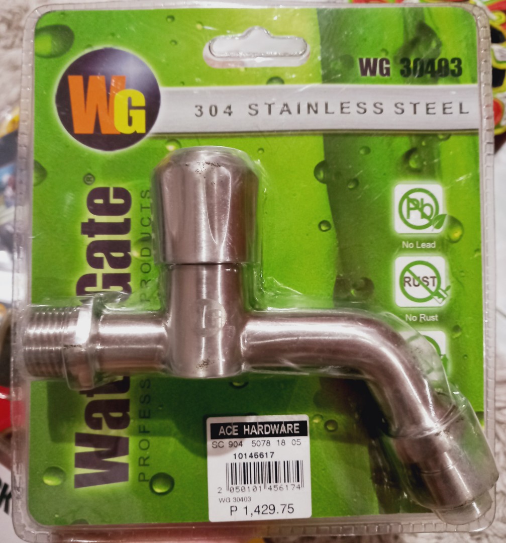 WG Stainless Steel faucet, Furniture & Home Living, Bathroom & Kitchen
