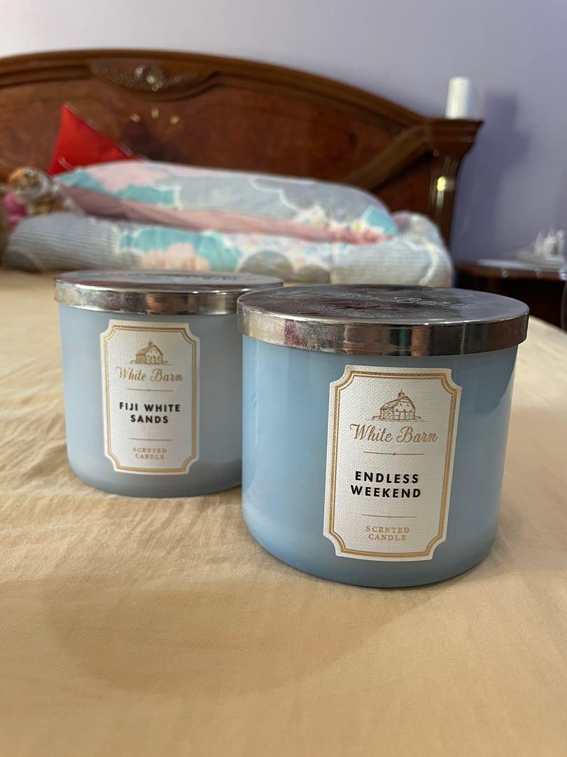 White Barn / Bath and Body Works Candle Container (USED), Furniture