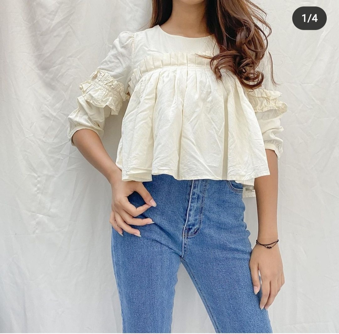 White Blouse, Fesyen Wanita, Pakaian 