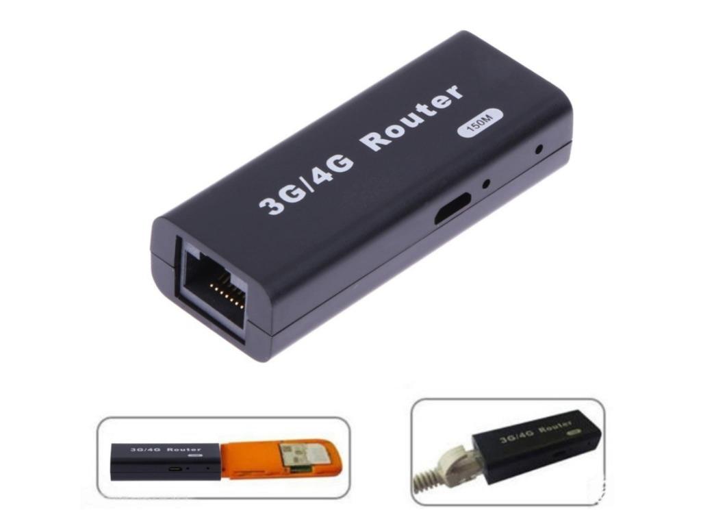 USB WiFi Hotspot Router AP 150Mbps WLAN LAN RJ45 Wireless Router ...