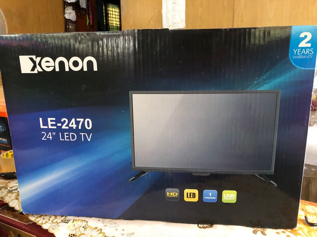 XENON 24" LED TV, TV & Home Appliances, TV & Entertainment, TV on Carousell