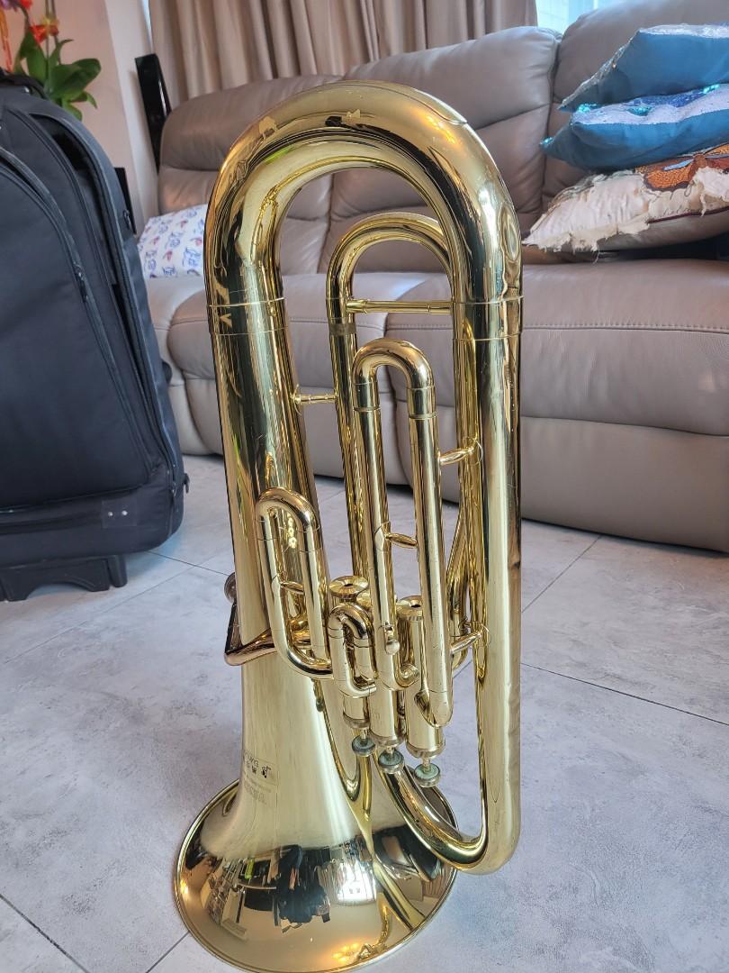 Yamaha Euphonium (Beginner to Grade 5) with carrying bag, 興趣及遊戲, 音樂樂器