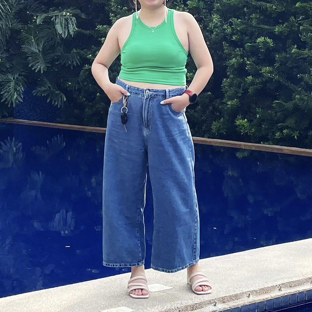 ZARA Green Ribbed Tank Top, Women's Fashion, Tops, Sleeveless on Carousell