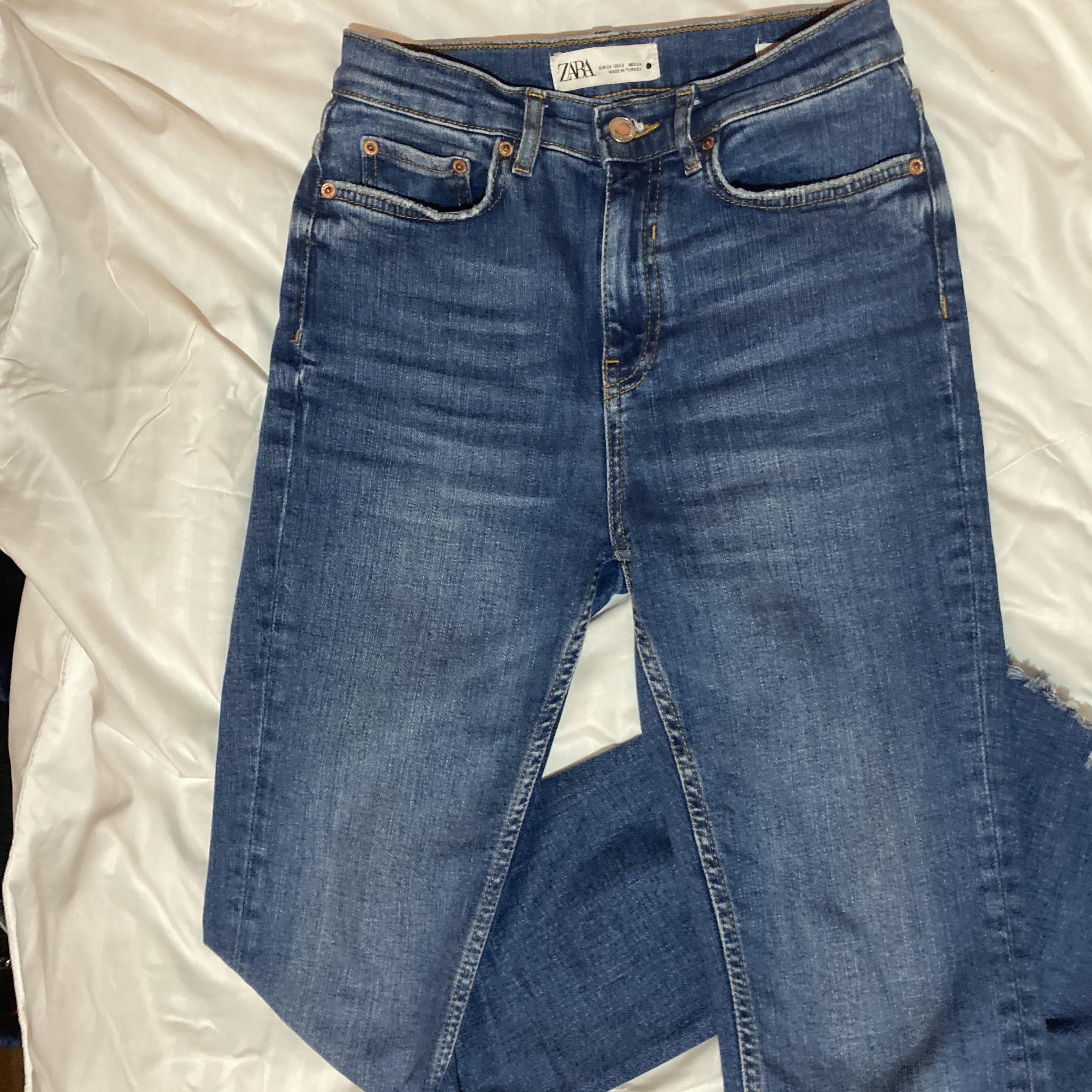 mini flared jeans