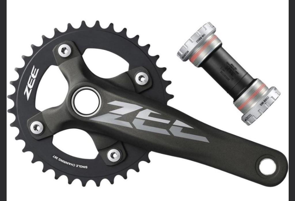 Zee Shimano M645 Boxed 83mm DH Crank Crankset with BB