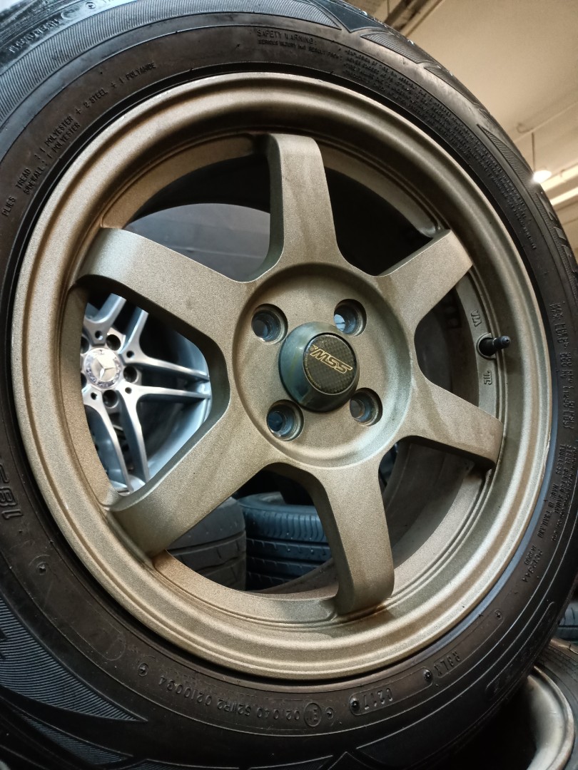 15 INCH USED RIM TE-37, Car Accessories, Tyres & Rims on Carousell