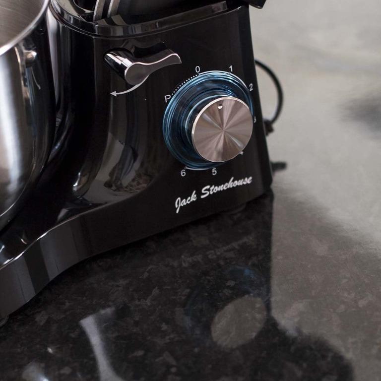 5.5L Stand Mixer with Splash Guard, Black, TV & Home Appliances