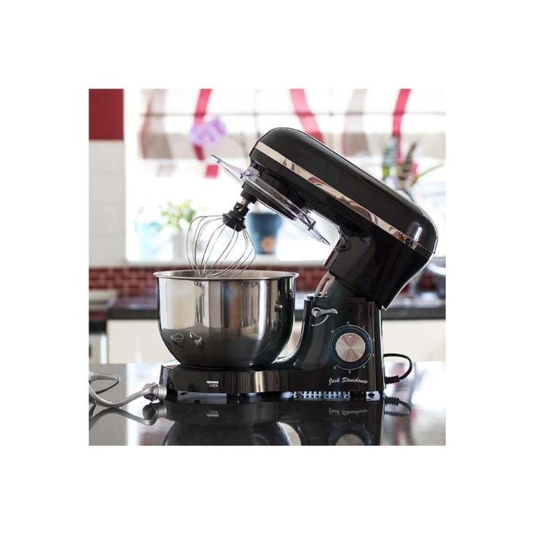 5.5L Stand Mixer with Splash Guard, Black, TV & Home Appliances