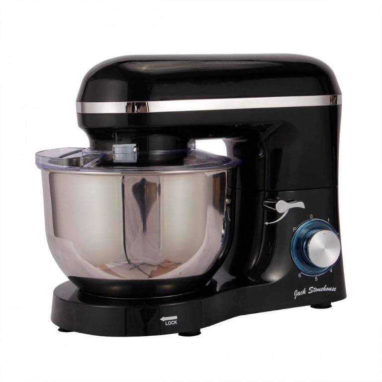 5.5L Stand Mixer with Splash Guard, Black, TV & Home Appliances