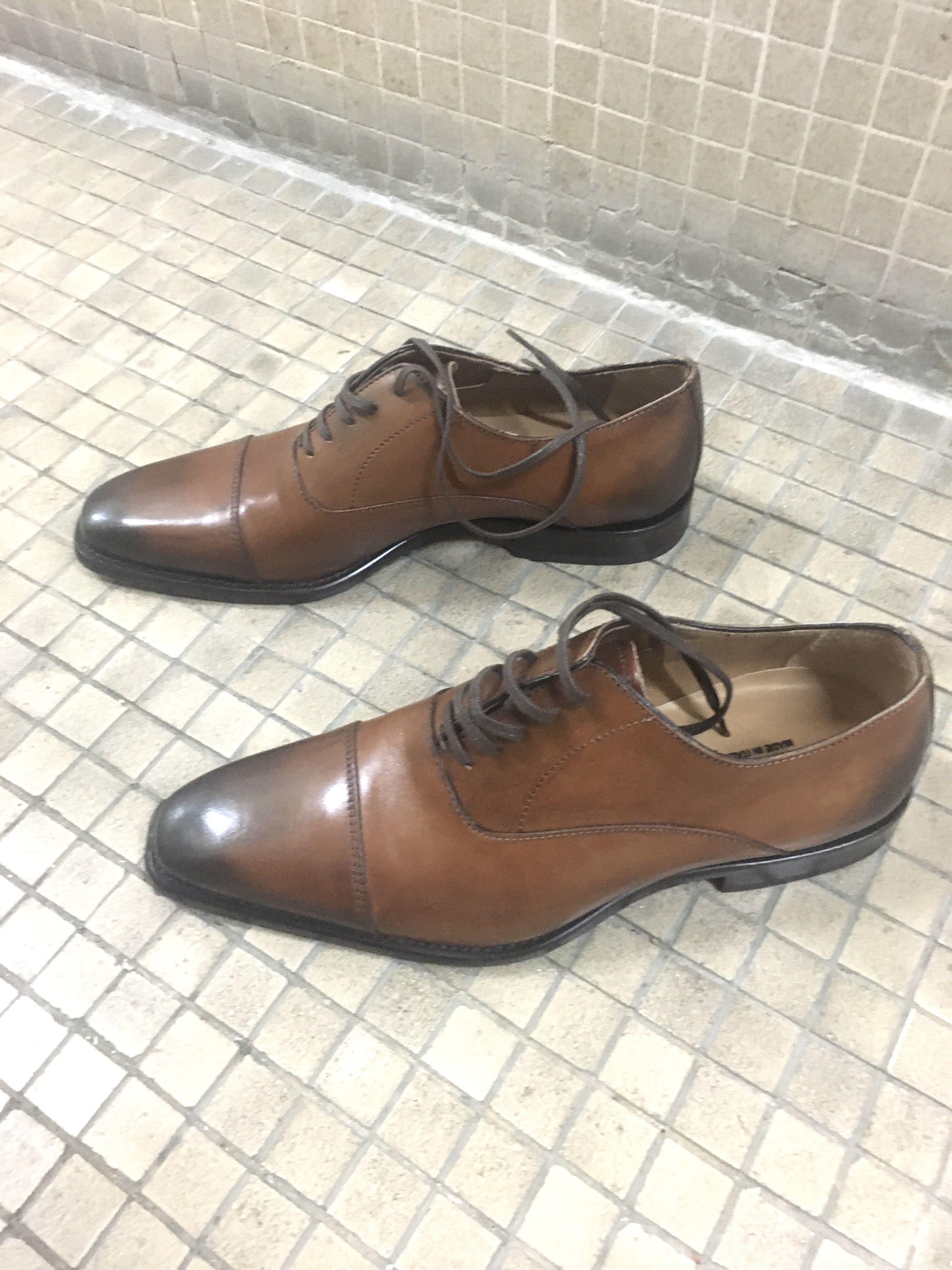 99.99%新意大利製造VERO CUOIO CERVINO 40號棕色啡色英敦風真皮真皮鞋