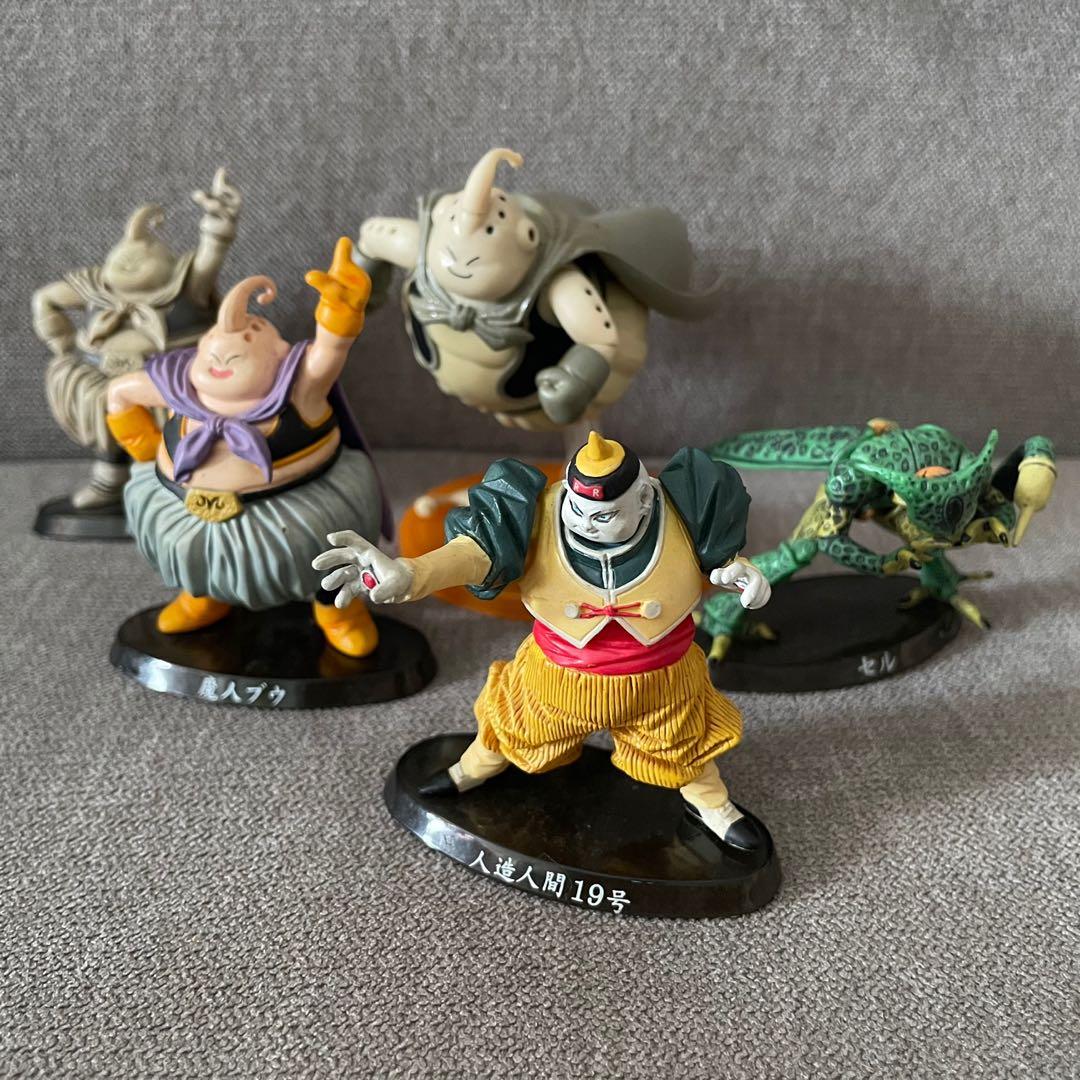 包郵 中古超可動超造型魂龍珠魔人布勾人造人間19號全4隻 興趣及遊戲 玩具 遊戲類 Carousell