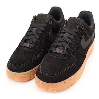 正品現貨🇺🇸 Nike Air Force 1 黑色 麂皮  AF1 空軍 焦糖底 球鞋 滑板鞋 AA1117-001