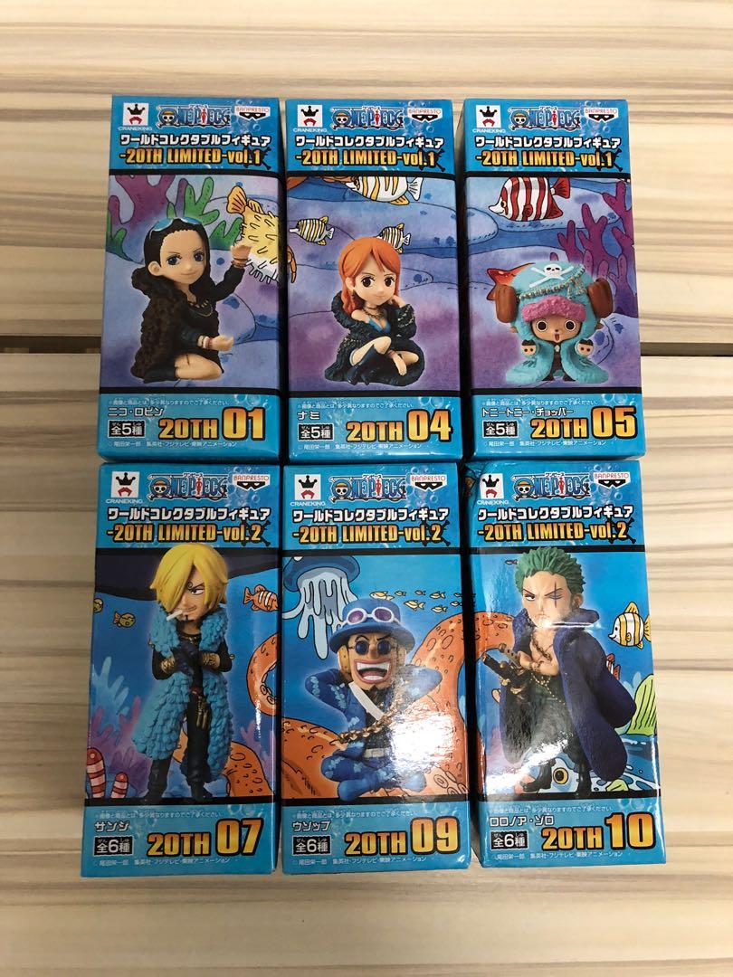 全新one Piece 海賊王航海王景品dwc Wcf Pop Dxf 一番賞週年th Limited Vol 1 魯賓路飛奈美 娜美索柏喬巴卓洛山治烏索普索隆