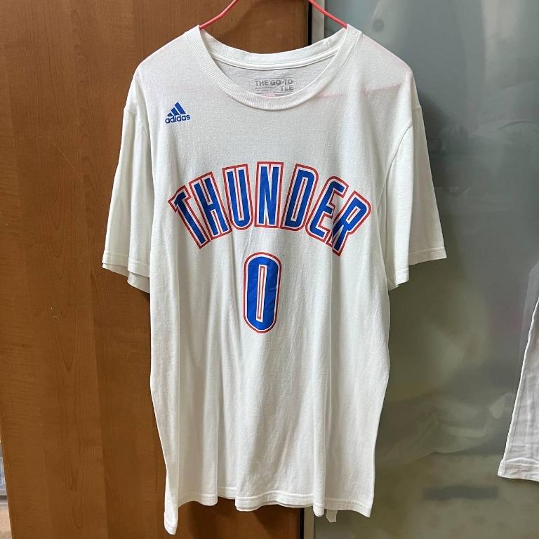 Adidas Nba Russell Westbrook Okc T-Shirt, Men'S Fashion, Tops & Sets,  Tshirts & Polo Shirts On Carousell