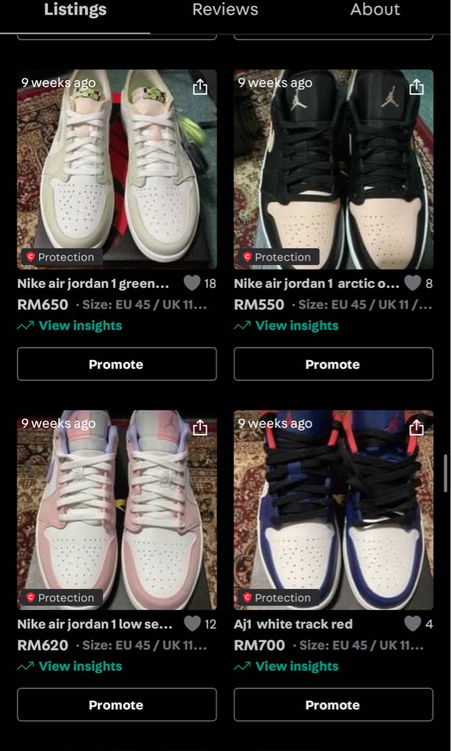 Air jordan 1 nike aj1 uk11 uk 11, Men's Fashion, Footwear, Sneakers on  Carousell