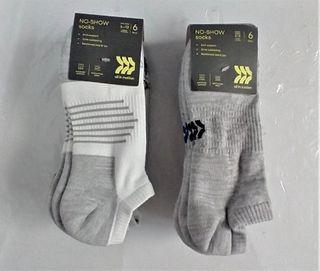All In Motion (by Target) Socks No Show 6-Pair Size 6-12 NewUSA